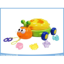 Lighting Musical Toys Turtle with Education Blocks Toys